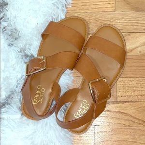 Tan sandals